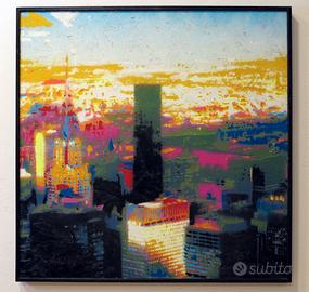 Quadro New York Monolito. Streetart.