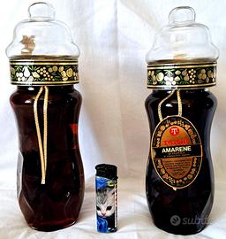 TOSCHI  Eleganti Barattoli In Vetro  Anni 70