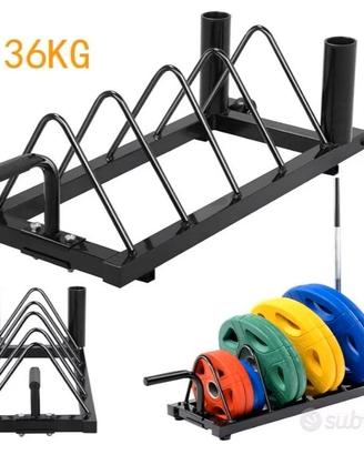 Supporto dischi e bilanciere palestra