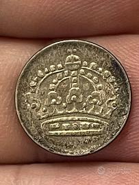 Svezia 10 Öre 1962 Argento