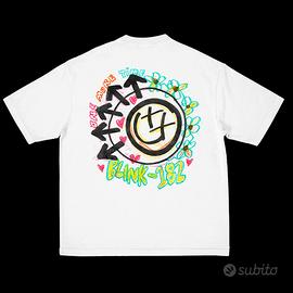 Maglia blink-182 one more time smiley sketch