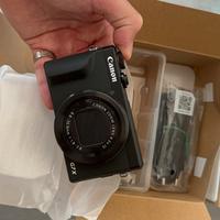 Canon g7x mark 3 nuova scatola e scontrino