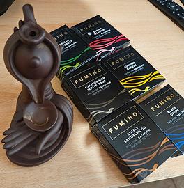 fontana fumo profumato zen  con conetti