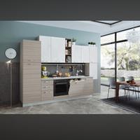 cucina lineare olmo naturale 