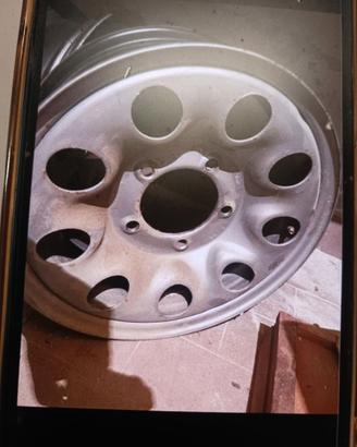 Cerchi ferro suzuki jmni 15 pollici