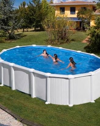 Piscina fuori terra Ovale in acciaio serie HAITI