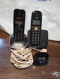 Set di 2 cordless + cavo 4 metri
