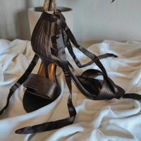 Sandali donna eleganti marroni