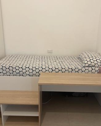 Letto singolo cameretta salvaspazio