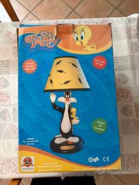 Lampada da Tavolo Silvestro e Titti Looney tunes
