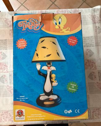 Lampada da Tavolo Silvestro e Titti Looney tunes