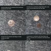 Monete antiche vintage da collezione