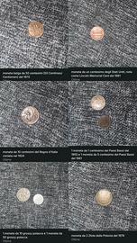 Monete antiche vintage da collezione