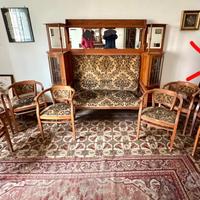 Divano liberty con 8 poltroncine