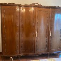 Camera completa in noce