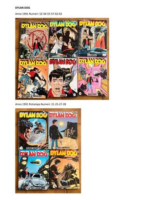 Dylan Dog anni '90 – Prima edizione e ristampe