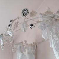 Corona Baldacchino Shabby completo di tende