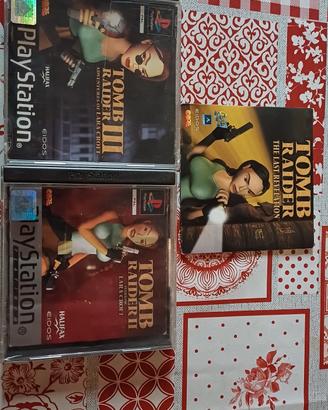 Tomb Raider 2 e Tomb Raider 3 platinum ps1 + CD
