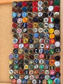 Lotto 147 tappi corona da collezione.Tutti diversi