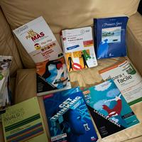 Lotto libri scolastici - elementari,media e superi