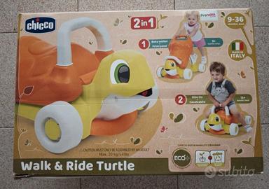 Carrellino tartaruga primi passi e cavalcabile Chi