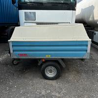 Rimorchio Ellebi monoasse con coperchio