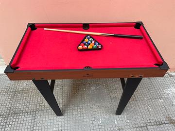 Tavolo da biliardo DAL NEGRO con palline e stecca