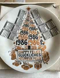 Piatto Calendario Fornasetti 1986