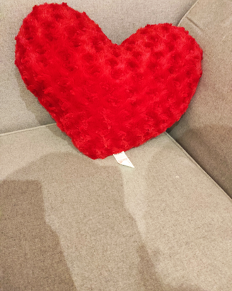 Cuscino cuore San Valentino