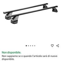 Barre Portatutto DRIVE FREE Omega per BMW Serie 1 