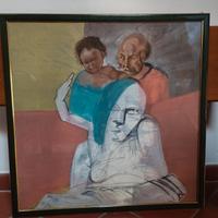 quadro con cornice e vetro