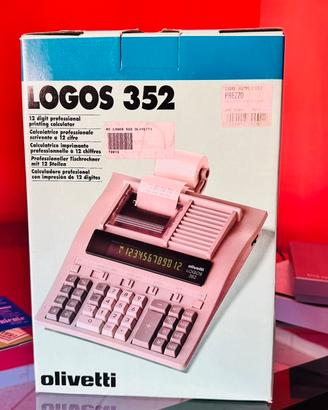 Calcolatrice Scrivente Olivetti Logos 352 - Nuova