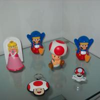 SUPER MARIO BROS - LOTTO DI 6 GADGET