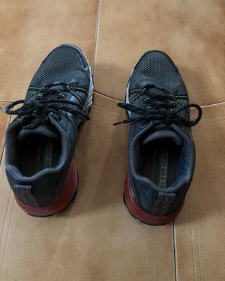 Scarpe sportive Skechers uomo grigie e rosse