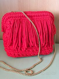 Borsa clutch, uncinetto