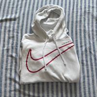 Felpa bianca Nike taglia L