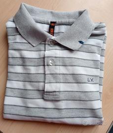 Polo manica lunga a righe SUN 68