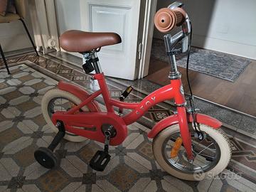 Bicicletta Vintage Rossa 12" per Bambini STOY
