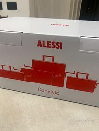 Batteria pentole Alessi linea Convivio nuova
