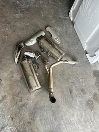 Scarico e padane Triumph speed tiple