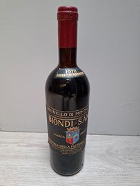 vino  brunello  di montalcino   anno 1978