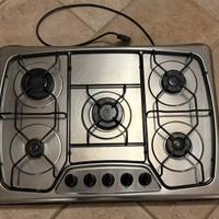 Piano cottura a gas 5 fuochi