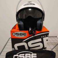 Casco jet bianco Osboe