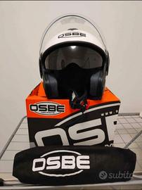 Casco jet bianco Osboe