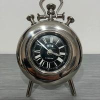 Orologio da tavolo acciaio inox con tre piedi