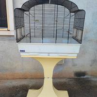 Gabbia per uccellini con piedistallo