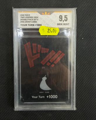One Piece DON!!! CARD Graad 9.5 ENG