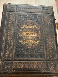 Antica Bibbia  Inglese Holy Bible illustrated