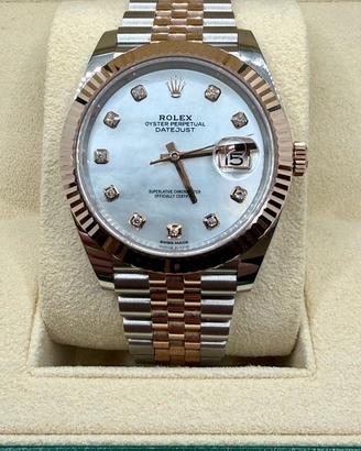 ROLEX DATEJUST 126331 41M EVEROSE MOP DIAMOND DIAL
