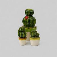 Set cactus decorativi in ceramica – stile moderno